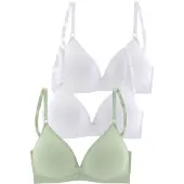 Petite fleur Rintaliivi '2x weiß, 1x grün' vaaleanvihreä / valkoinen