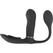 GoGasm Pussy & Ass Vibrator Black