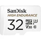SanDisk 32GB High Endurance, microSDHC -muistikortti, UHS-I V30 U3, 100/40 MB/s