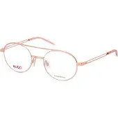 HUGO BOSS Optical frames with rose-gold finish and forked details