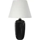 Audo Copenhagen Torso pöytävalaisin, 57 cm, musta - luonnonvalkoinen