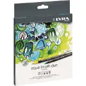 Lyra Aqua Brush Duo – 12 kpl vesipohjaiset brush markerit