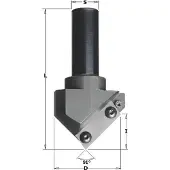 Cmt V-urajyrsin 663.101.11; 52/25 mm