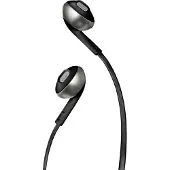 JBL T205 EARBUDS, MUSTA