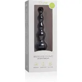 EasyToys Beaded Black Cone 16,5 cm anaalidildo Musta