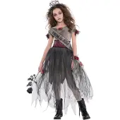Amscan Lasten puku "Prombie Queen Zombie" 12-14 vuotta (158cm)