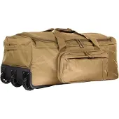 101 Inc Trolley Commando Bag 136L (Color: Coyote)