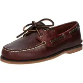 Timberland for man. TB0250772141 Classic brown leather boat shoes (47.5 W), Flat, None, Casual