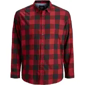 Jack & Jones Gingham Plus Size Pitkähihainen Kauluspaita
