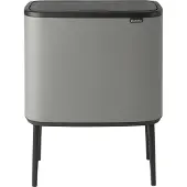 Brabantia Bo Touch Bin roska-astia 3 x 11 L, Sense of Luxury, harmaa