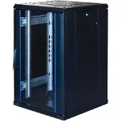Toten – G6, 19" lattiakaappi, 18U, 600x600, lasiovi ed., perf. takaovi (G6.6618.9801)