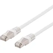 Deltaco – S/FTP Cat6 laitekaapeli, Delta-sert., LSZH, 2m, valkoinen (SFTP-62VH)