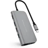 Hyper HyperDrive POWER 9-in-1 USB-C Hub Space Grey