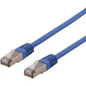 Deltaco – S/FTP Cat6 laitekaapeli, delta-cert, LSZH, 1,5m, sininen (SFTP-611BH)
