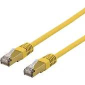 Deltaco SFTP-6 keltainen S/FTP Cat6a verkkokaapeli