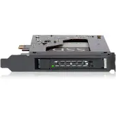 Raidsonic – 2.5" SATA SSD/HDD to PCIe 2.0 x 1 Hot-Swap Mobile Rack, black (MB839SP-B)