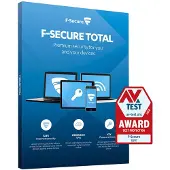 F-SECURE Total tietoturvaohjelmisto – 5 laitetta / 24 kk, ESD – sähköinen lisenssi