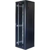 Toten System G, 19 tuuman lattiakaappi, 42U, 600x600, rei'itetty etuovi, rei'itetty (takaovi/paneeli).