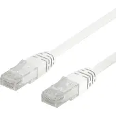 Deltaco Cat6 U/UTP RJ45 0.3m -verkkokaapeli, valkoinen