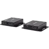 Manhattan HDMI 1080p over Ethernet Extender Kit, Up to 50m with Single Cat6 Cable, Tx AND amp; Rx Modules, IR Support, Three Year Warranty, Box (207461)