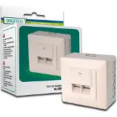 Digitus CAT 5E WALL OUTLET, SHIELDED, 2X RJ45 (DN-9002-N)