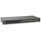 LevelOne GEL-2681, Hallittu, L3, Gigabit Ethernet (10/100/1000), Telineasennus