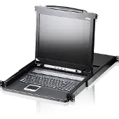 Aten – 16-Port 17" LCD KVM Switch, USB, PS2, VGA (CL1016M-ATA-XG)