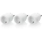 Deltaco Smart Home virtakytkin, 1xCEE 7/3, 10A, ajastin, 3 kpl