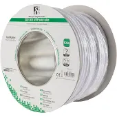 Deltaco TP-48SH U/UTP laitekaapeli LSZH Cat6 100m valkoinen