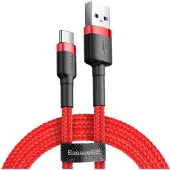 Baseus Cafule USB-C kaapeli 1m 3A - punainen