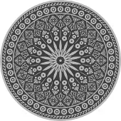 Esschert Design Ulkomatto halkaisija 170 cm