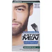 Just for men Men Moustache & Beard partaväri harmaiden peittämiseen sävy M-45 Dark Brown 1 kpl