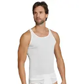 Schiesser Vests, 2-Pack, Double Rib, White - Original Classics - White - M