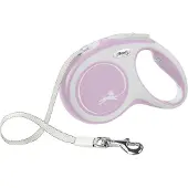 Flexi New Comfort Tape M, 5 m / max. 25 kg, Roosa