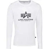 Alpha industries Basic Longsleeve Bl - White - XXL