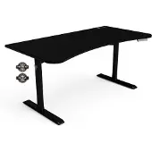 AROZZI Arena Moto moottoroitu sähkösäädettävä pelipöytä musta 1600 x 820 mm