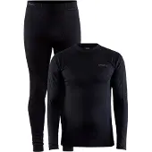 Craft Men's Core Warm Baselayer Set Black Kerrasto setit S