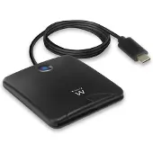 Ewent – Smart Card reader USB-C, black, Ewent EW1055 (FLAEWE009)