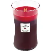 Woodwick Sun Renpened Berries -trilogian maljakko (marjat, jotka kypsyvät auringossa) - hajustettu kynttilä - 609,0 g