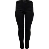 ONLY Carmakoma Farkut 'Augusta' musta denim
