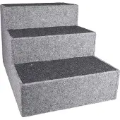 Flamingo - Dog Step Velta M Grey 63x45x40 - Koiran portaat - Koirat - Koiranpedit ja pehmusteet - Koiranportaat ja autorampit