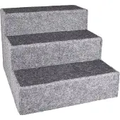 Flamingo - Dog Step Velta S Grey 45x40x30 - Koiran portaat - Koirat - Koiranpedit ja pehmusteet - Koiranportaat ja autorampit