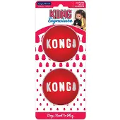 Kong - Signature Ball Dog Toy 2-Pack Small 5cm - Koirat - Koiran lelut ja pelit - Pallot