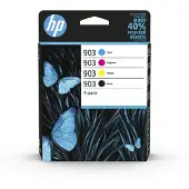HP 903 4-pack alkuperäiset mustat, syaanit, keltaiset ja magenta mustekasetit (6ZC73AE) OfficeJet / OfficeJet Pro 6900