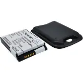 123accu HTC P6300 Panda tehoakku erillisellä takakannella 2600 mAh