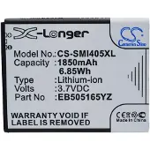 123accu Samsung Aegis BBM65TK Galaxy Metrix 4G akku 1850 mAh