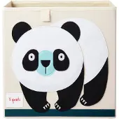 3 Sprouts Säilytyslaatikko - 33x33x33 cm - Panda - - OneSize - Säilytyslaatikot