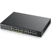Zyxel GS1900-24EP - 24-porttinen hallittava Gigabit Ethernet -kytkin, musta