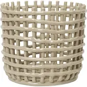 Ferm Living Ceramic kori, iso, cashmere