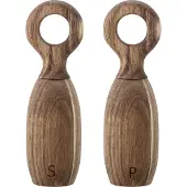 Bloomingville suola- ja pippurimylly puuta 21 cm